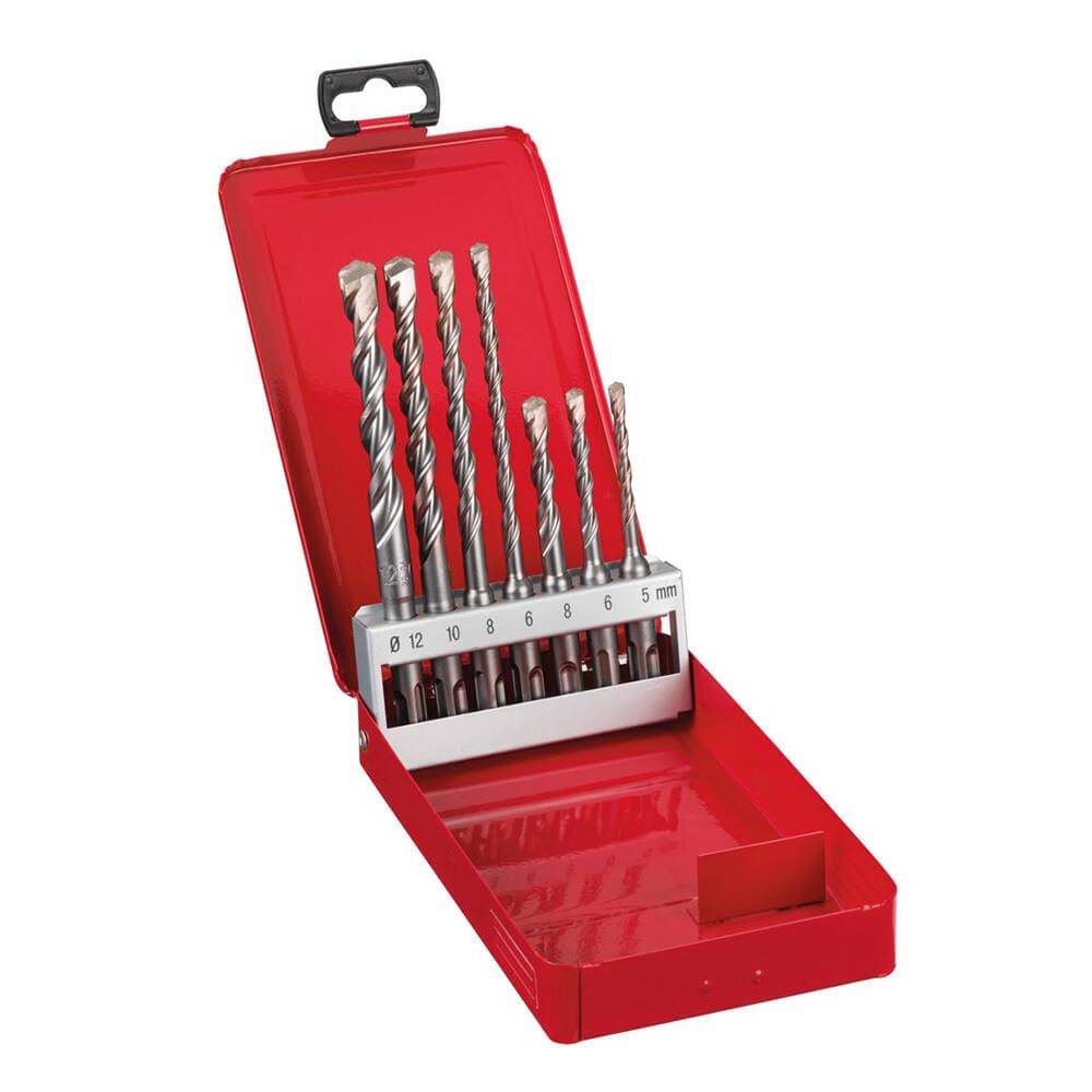 Milwaukee 7 Parça MS2 Seri 2 Elmas SDS-Plus Matkap Uç Seti