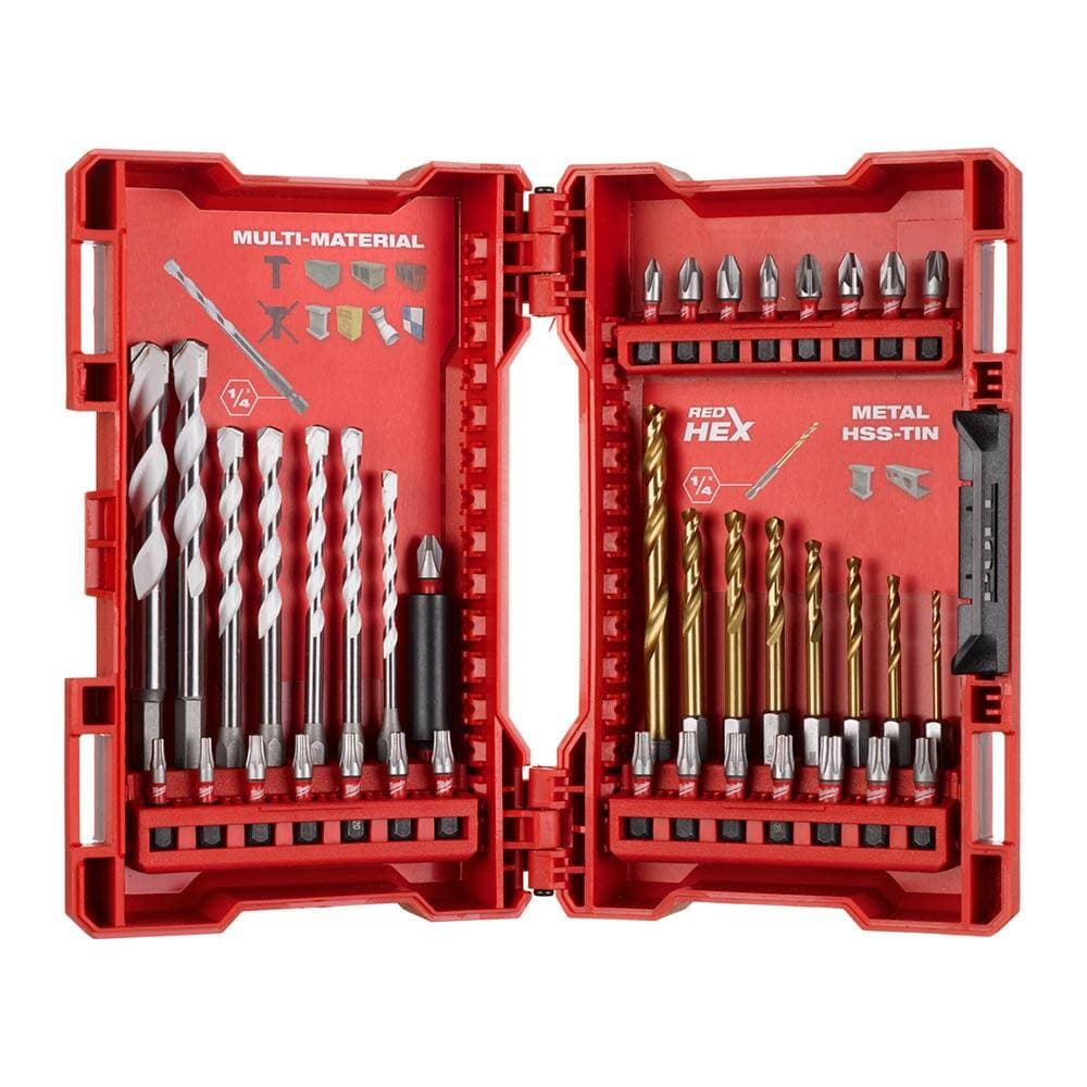 Milwaukee 39 Parça Shockwave Delme + Vidalama Seti