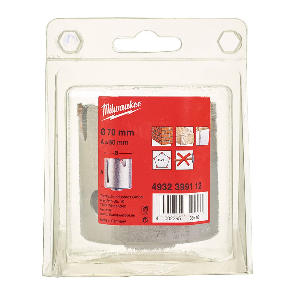 Milwaukee 70 mm TCT Universal Diamond Hole Saw