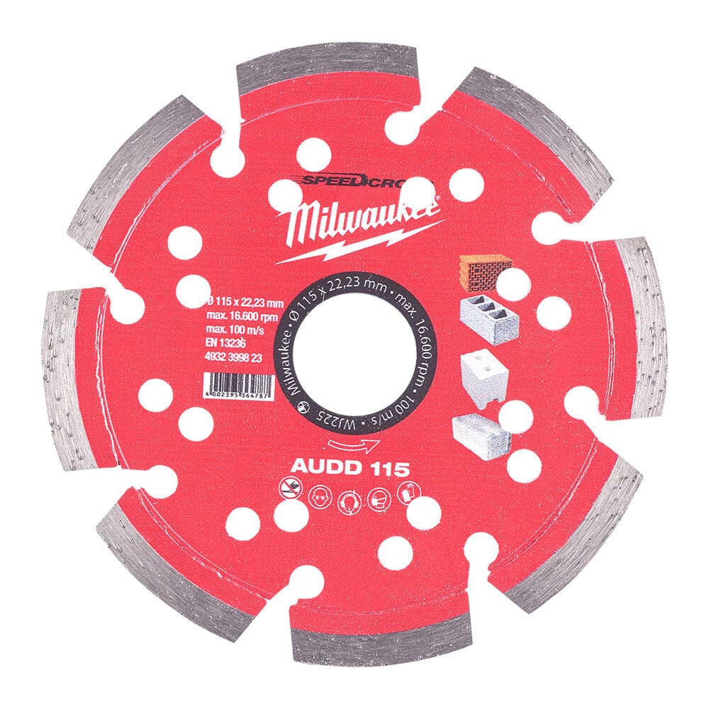Milwaukee AUDD 115x22 mm Premium Elmas Testere