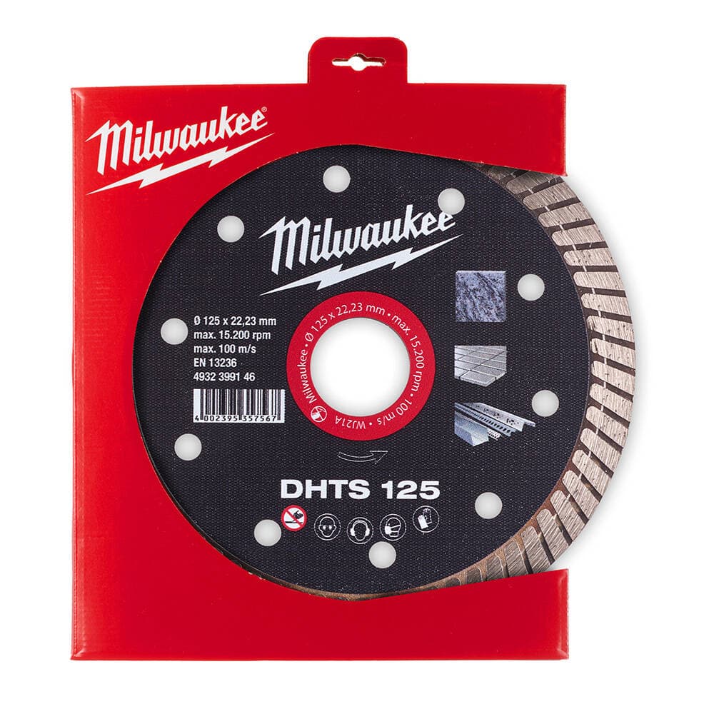Milwaukee 125 mm DHTS Granit. Fayans. Seramik Testeresi