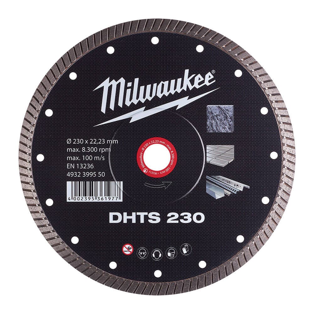 Milwaukee DHTS 230x22 mm Granit. Fayans. Seramik Testeresi