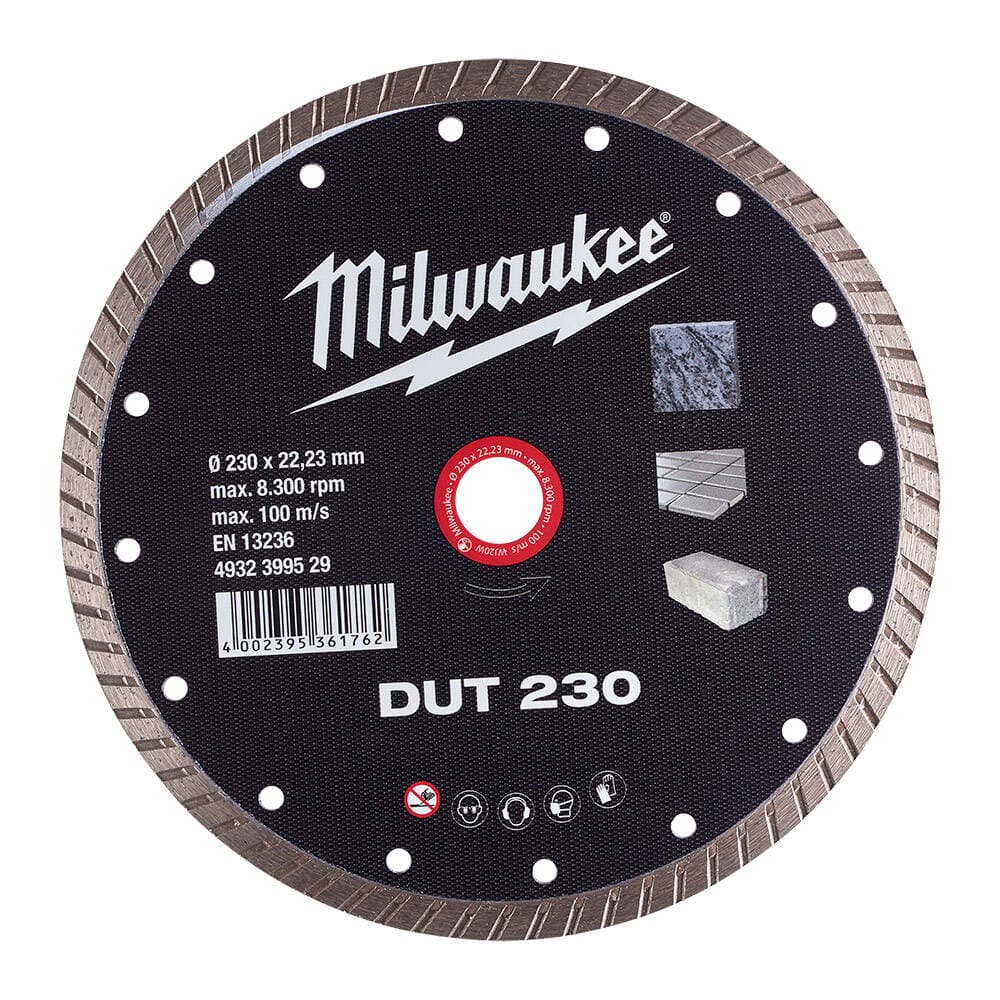 Milwaukee DUT 230x22 mm Turbo Genel Amaçlı Testere