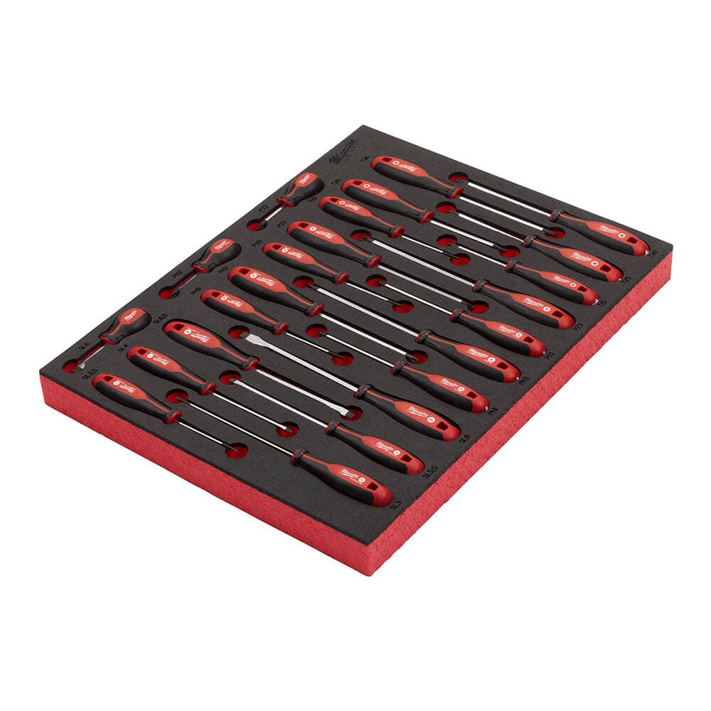 Milwaukee 23 Parça Tri-Lobe Tornavida Seti (Metal Alet Dolabı İçin)