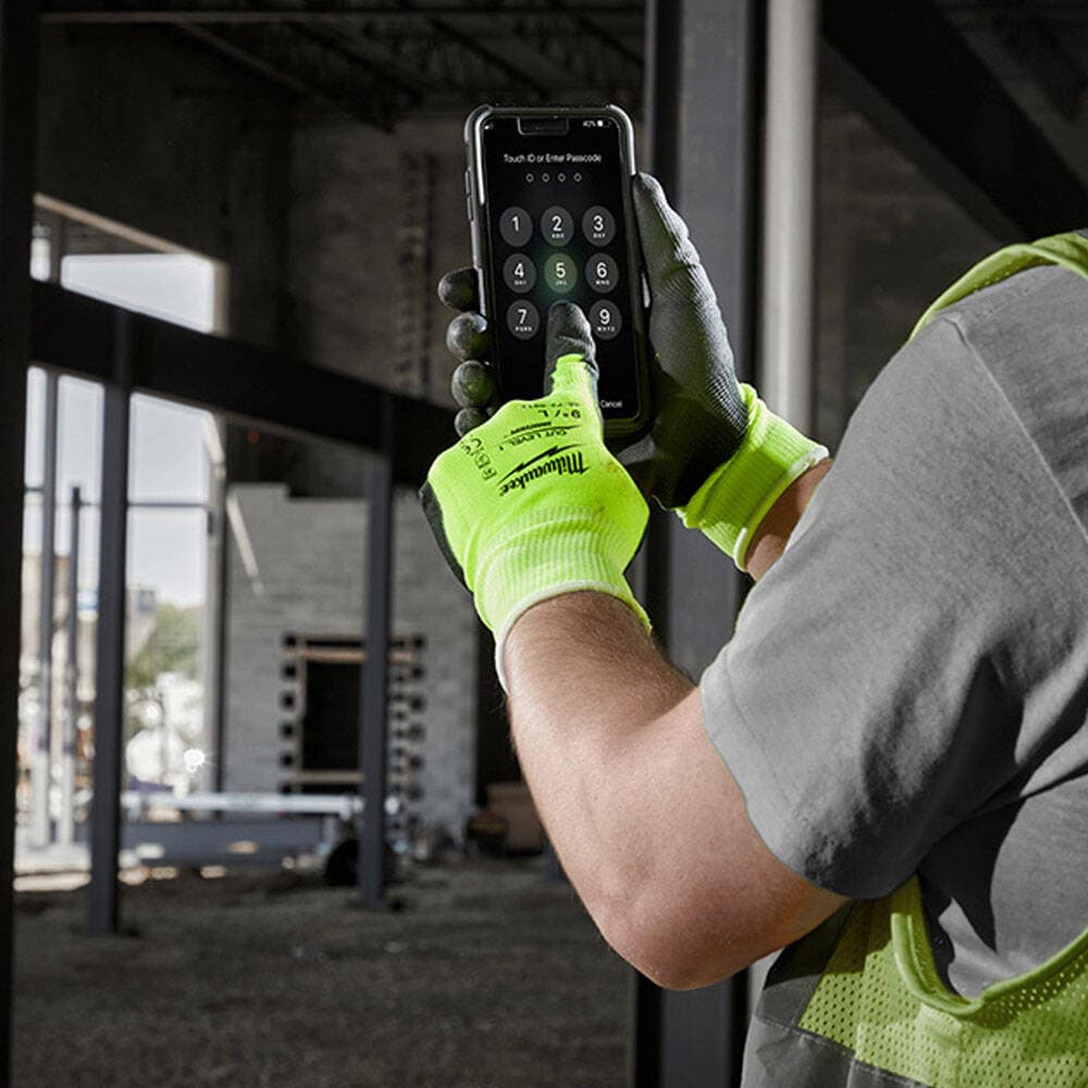 Milwaukee 1. Derece Yüksek Görünürlüklü Kesik Korumalı Eldiven XL Beden