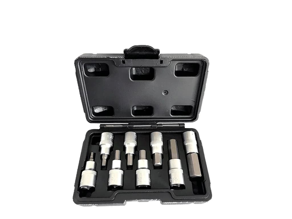 NT Tools 1/2″ CrV Hex Bit Socket Set 8 Pieces NCSET85