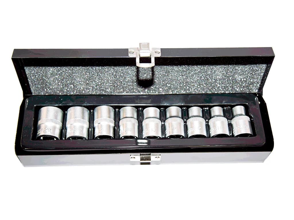 NT Tools 1/2″ CrV E-Torx Socket Set 10 Pieces NCSET12E