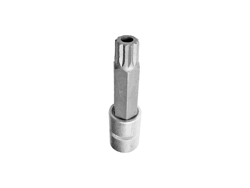 NT Tools 1/2″ CrV Spline (M) Tamper-Proof Long Bit Socket 16 mm NCMLDU16