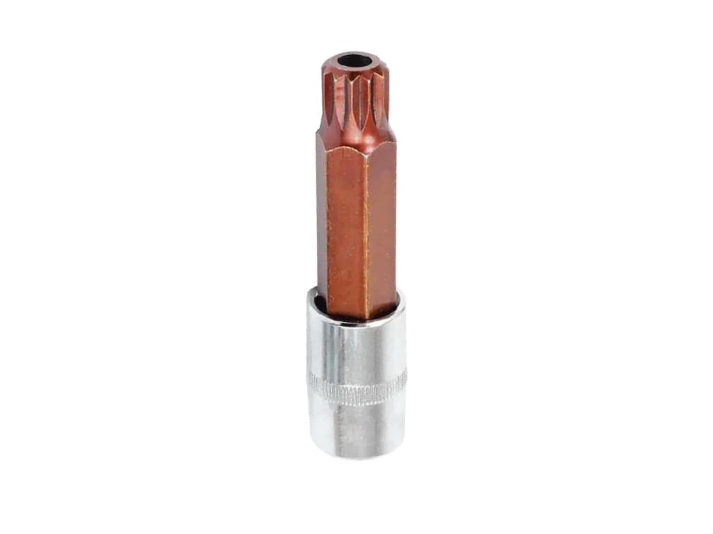 NT Tools 1/2″ CrV S2 Spline (M) Tamper-Proof Long Bit Socket 16 mm NCMLDU16S
