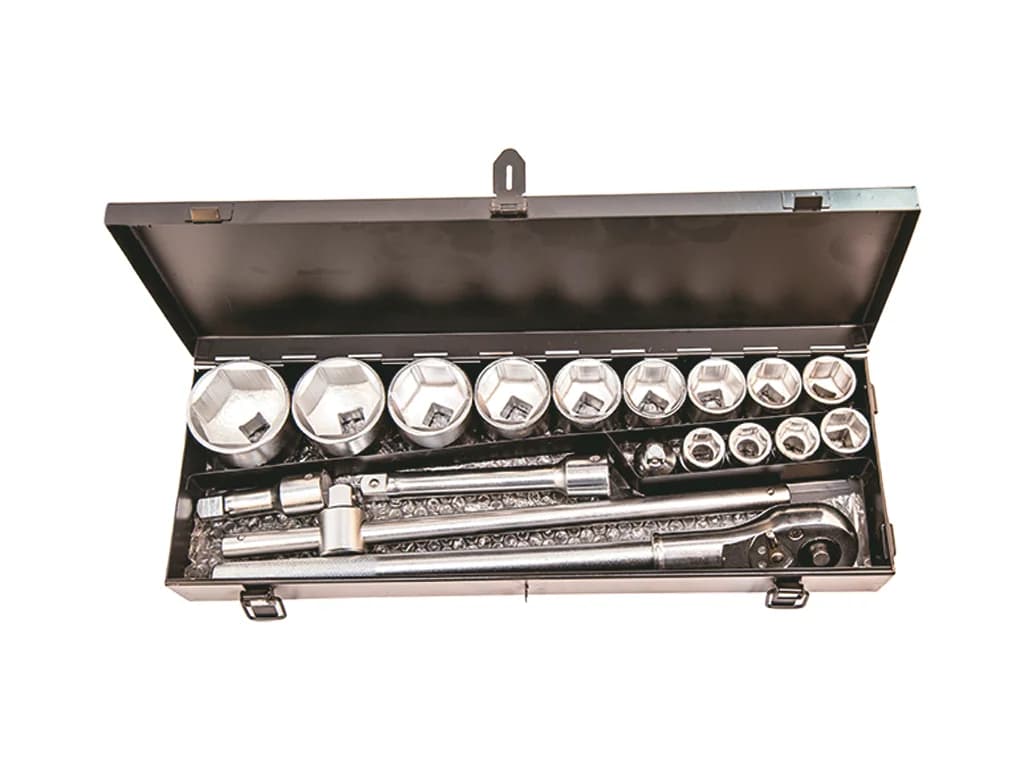 NT Tools 3/4″ 12-Point CrV Socket Set 20 Pieces NCSET3412