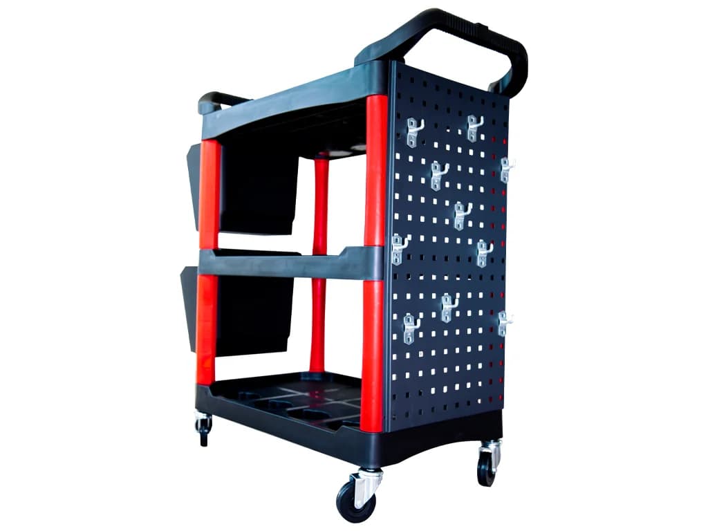 NT Tools 3-Shelf Tool Trolley with Accessories NTTC02