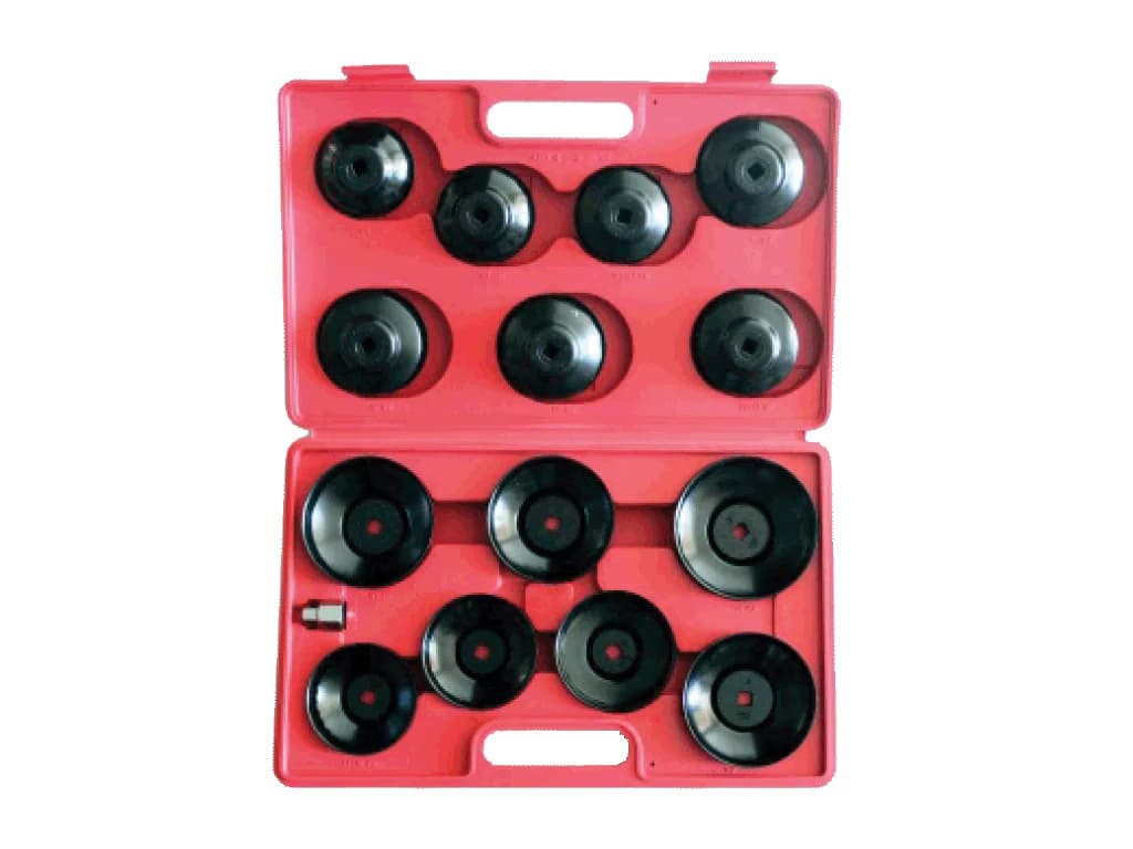 NT Tools Cap-Type Oil Filter Wrench Set 15 Pieces NTA1014