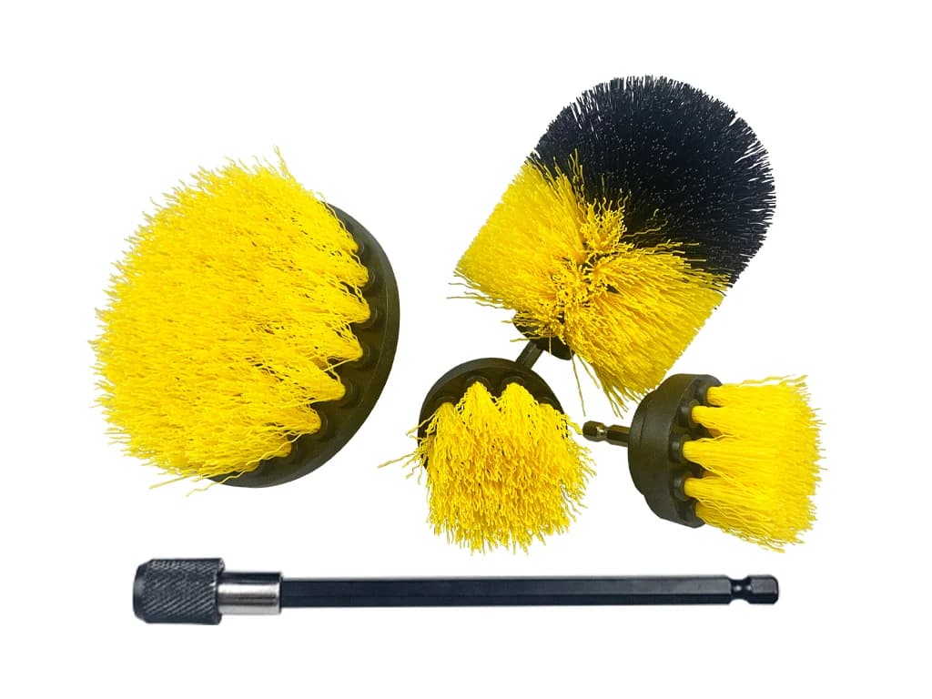 NT Tools Plastic Drill Brush Set 4 Pieces NTF22