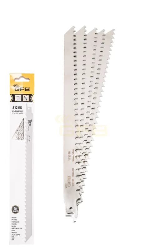 GFB Reciprocating Saw Blade S1211K Pack of 5