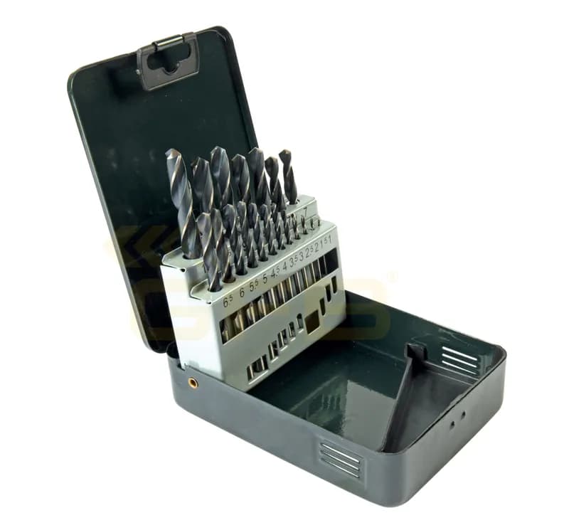 1 mm-10 mm 19-PCS Set-HSS Matkap Ucu-S/B