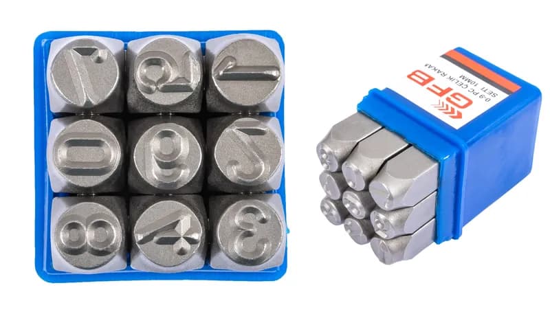 Çelik Rakam Takımı 10 mm
