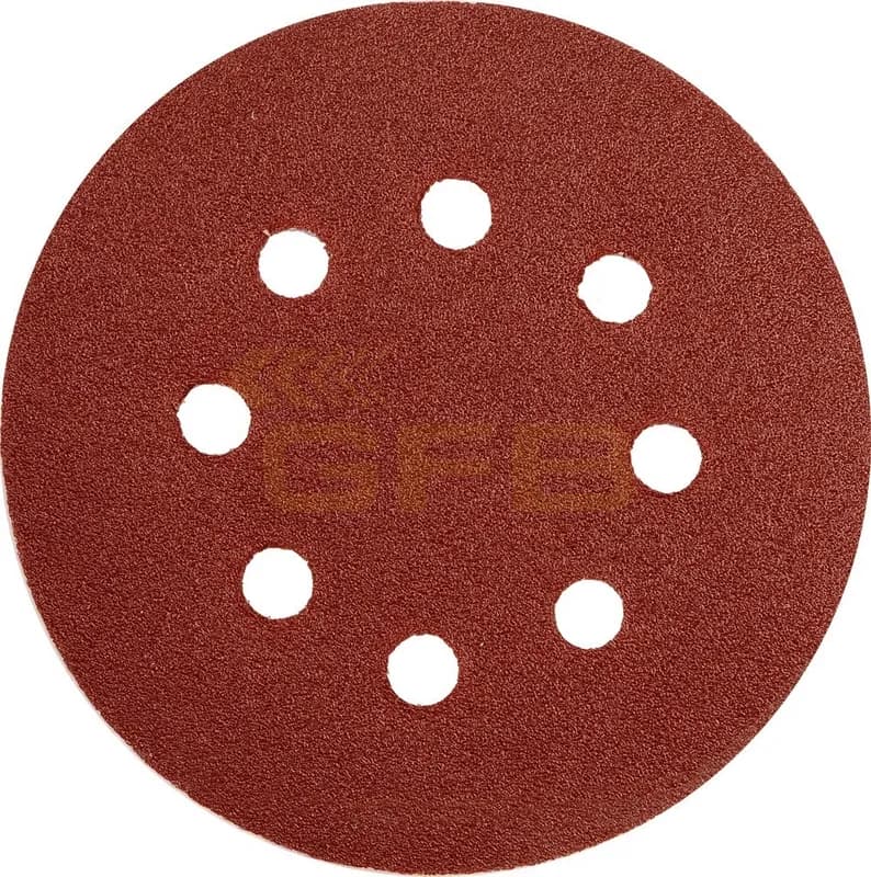 Cırtlı Disk Zımpara 8 Delikli 5" - 125 mm 100 Kum