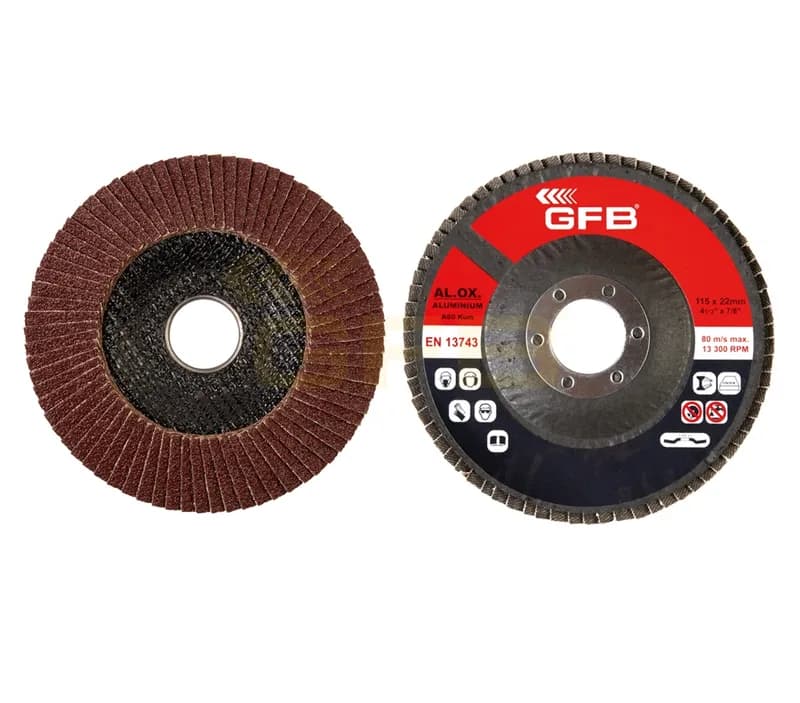 Alüm.flap Disk Zımpara 115x100 Kum-Kırmızı