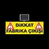 Dikkat Fabrika Çıkışı Sarı Zemin