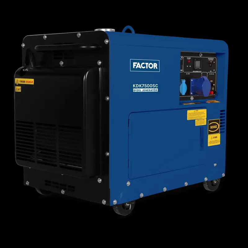 Factor FACKDK7500SC Kabinli Dizel Jeneratör 6,9 kVA