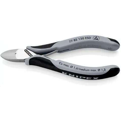 7782130ESD Knipex Electronics Diagonal Cutters- ESD