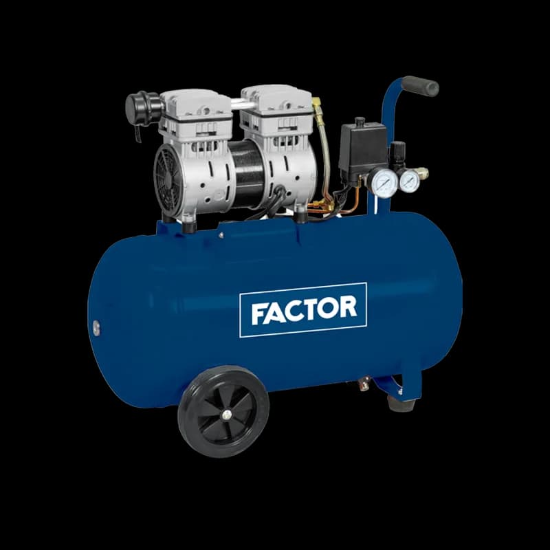 Factor FCAC100S Silent Air Compressor 100 L