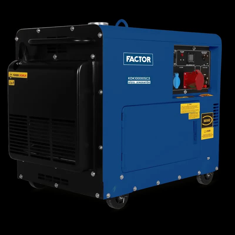 Factor FCKDK10000SC3 Kabinli Dizel Jeneratör 9,4 kVA
