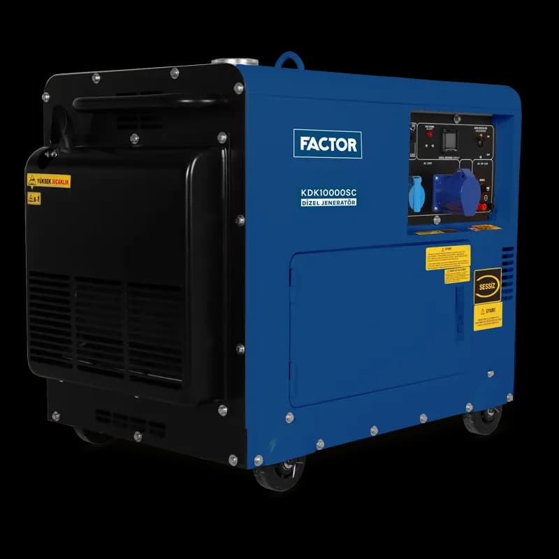 Factor FCKDK10000SC Kabinli Dizel Jeneratör 9,4 kVA