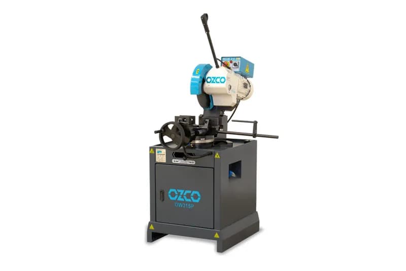 Ozco DW315P Cold Saw 315 mm, Pneumatic Vice