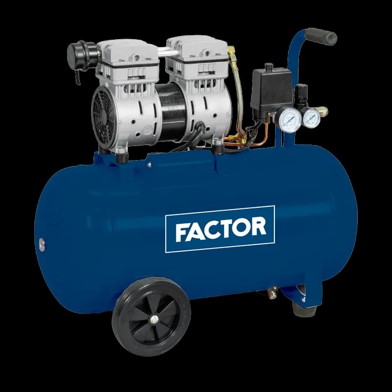 Factor FACEWS50B Silent Air Compressor 50 L