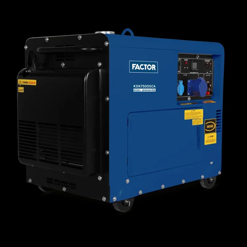 Factor FACKDK7500SCA Otomatik Kabinli Dizel Jeneratör 6,9 kVA