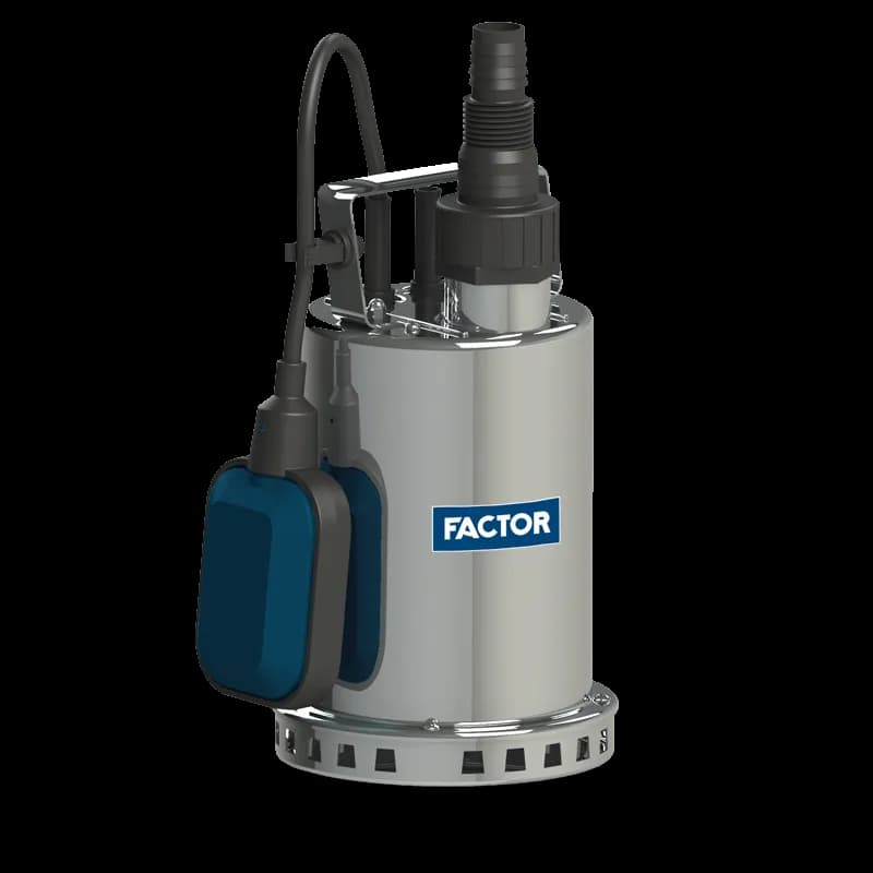 Factor FACCS550INOX-N Paslanmaz Gövdeli Drenaj Pompası 550 W