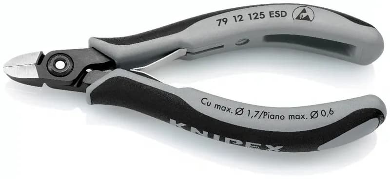 Knipex 79 12 125ESD Electronics Diagonal Cutters