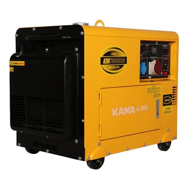 Kama By Reis KW69KVAKBRKDK7500SC3 Dizel Jeneratör 6,9 kVA / 5,5 kW