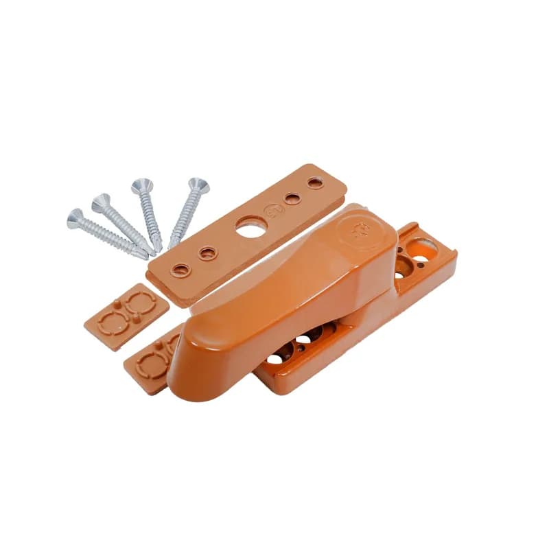 PVC Zamak Pimapen Güvenlik Mandalı Kahve KOD:0032