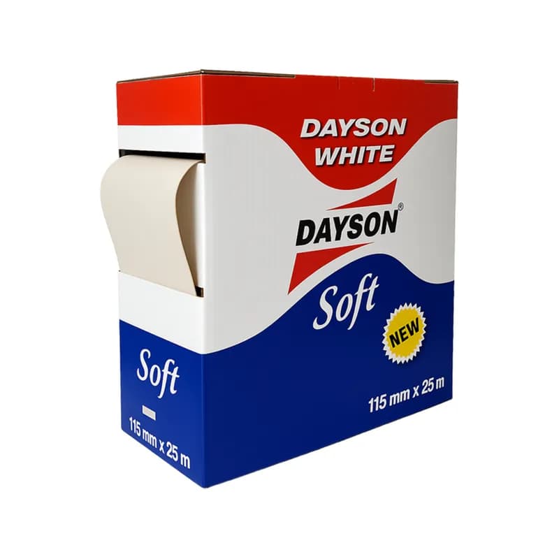 Dayson Soft Foam-Backed Abrasive Roll 115 mm x 25 m 120 Grit