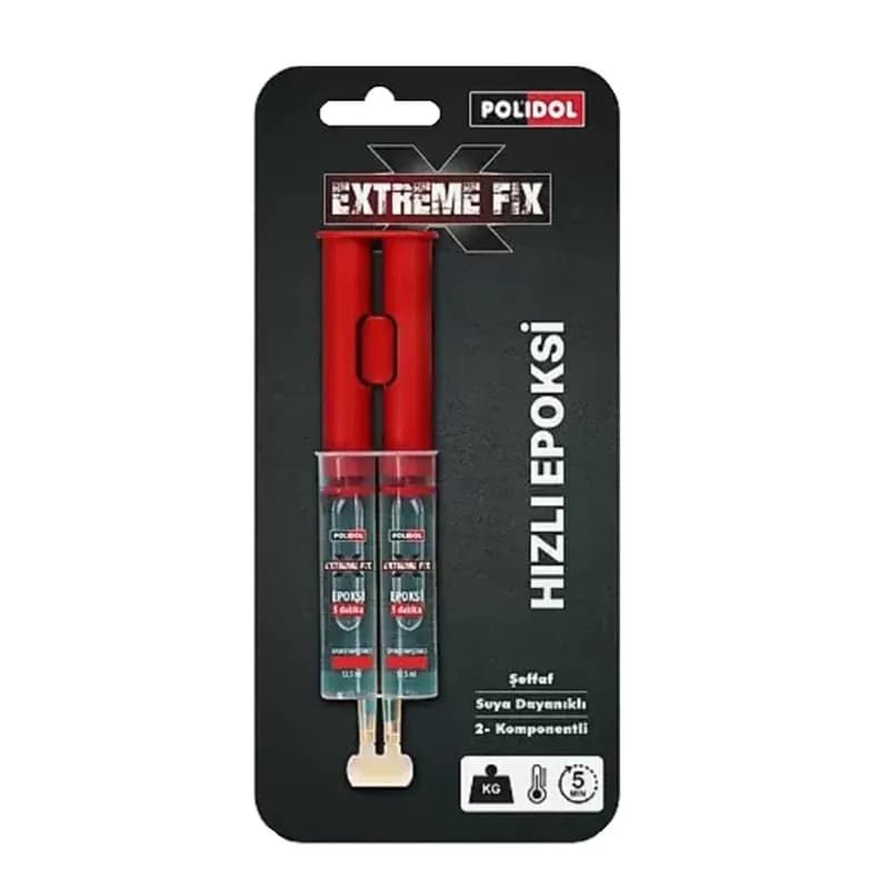Polidol Extreme Fıx Epoksi Yapıştırıcı Şeffaf 25 ml