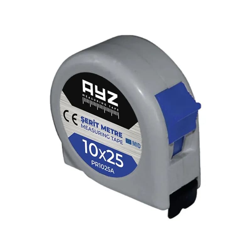 Ayz Şerit Metre Gri (PR1025A) 10x25 mt
