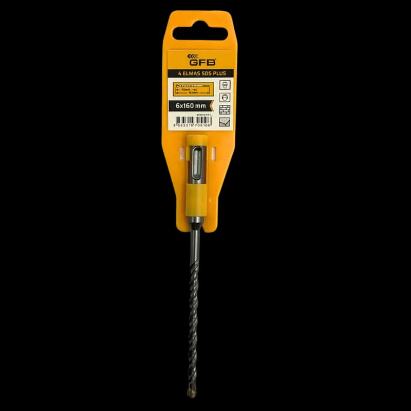 GFB 4 Elmaslı SDS Plus Matkap Ucu 6x160 mm 2077