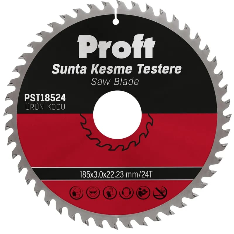 Proft Sunta Kesme Testere 185x3.0 (PST18524) 24T