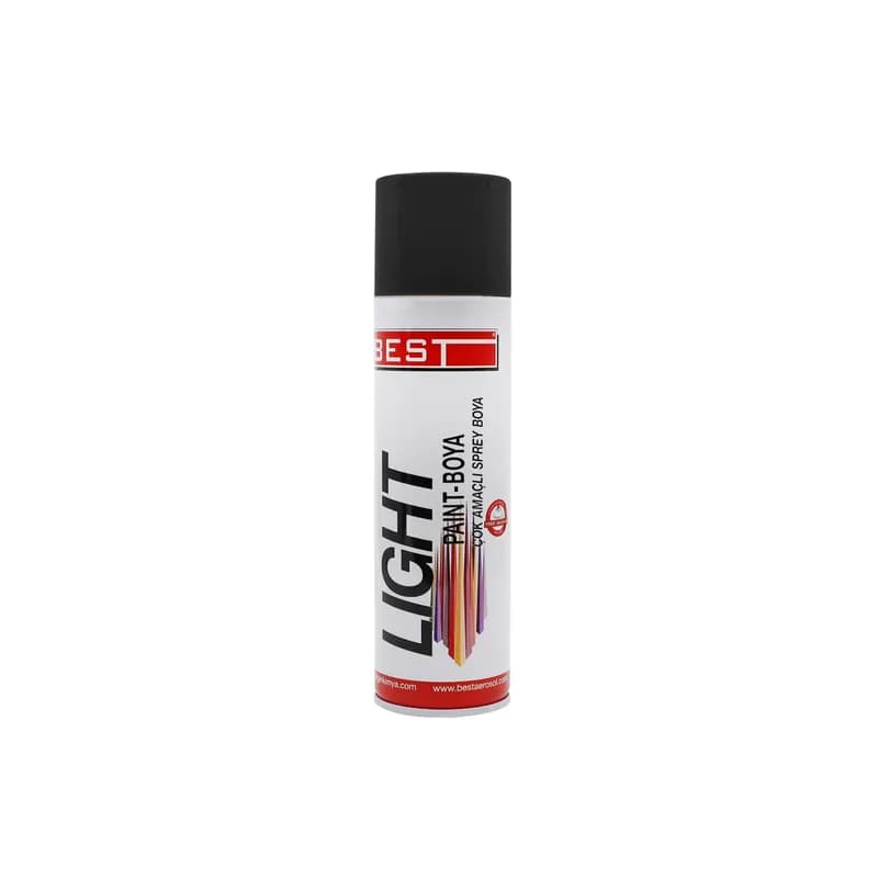 BEST Lıght Sprey Boya 250 ml Mat Siyah