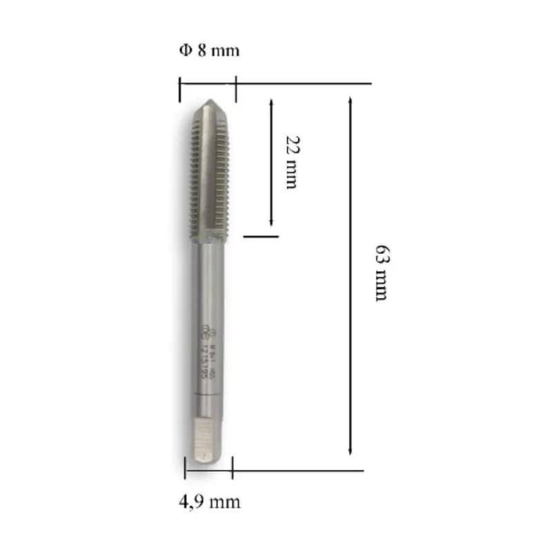 MTE HSS 2 Li TK Klavuz DIN2181 M8X1.0 102030805