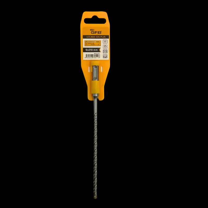 GFB 4 Elmaslı SDS Plus Matkap Ucu 6x210 mm 2078