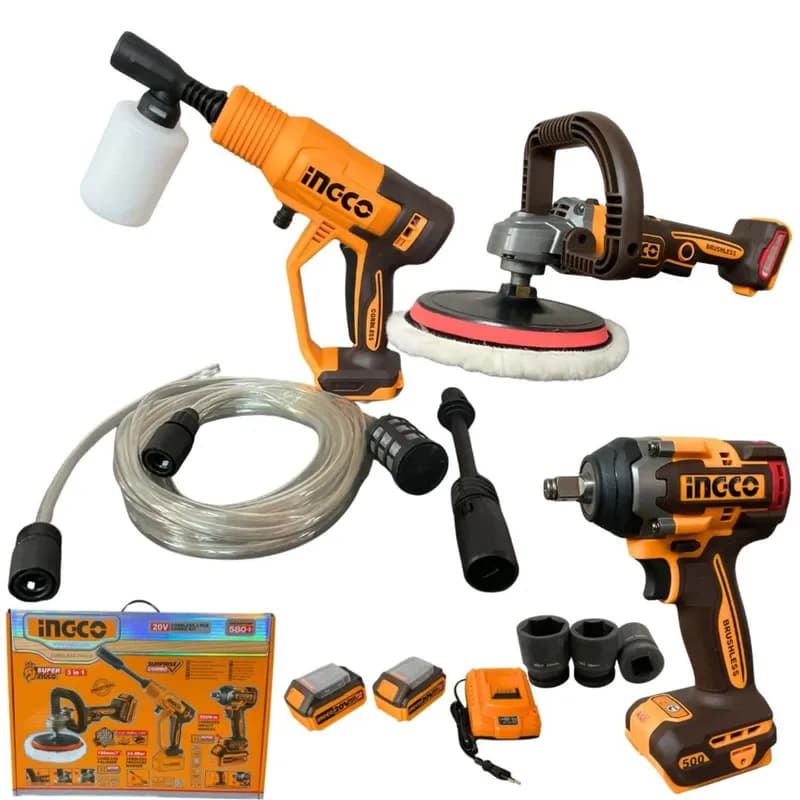 İNGCO COSLI250184E Akülü Kömürsüz Set 3LÜ