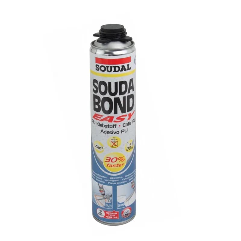 Soudal Easy Insulation Board Adhesive Foam Gun Grade 750 ml