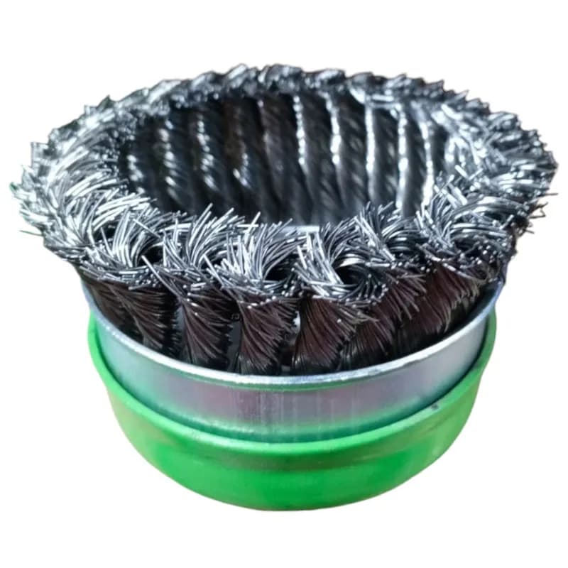 CTM Paslanmaz Burgulu Çanak Fırça (PBC-80) 80 mm