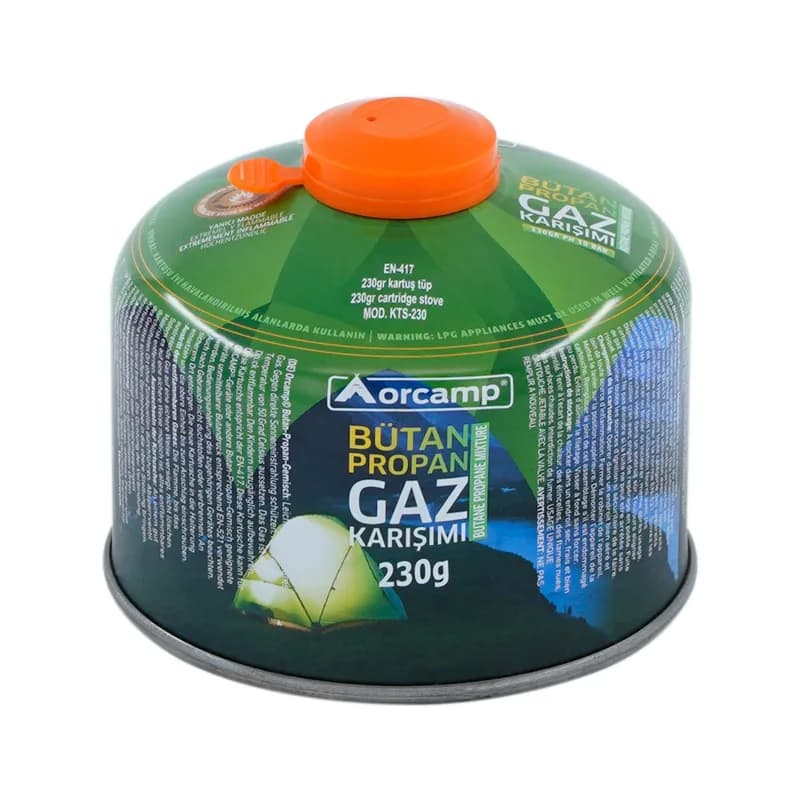 Orcamp Gaz Kartuşu (Tüp) 230 gr (KTS-230)