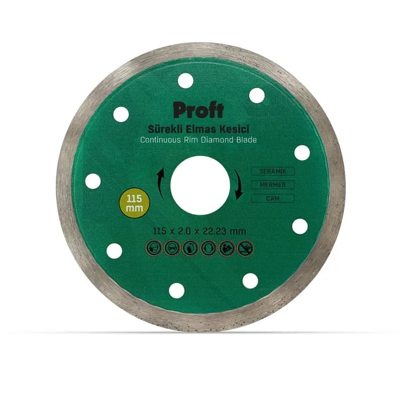 Proft Sürekli Elmas Kesici 115x2.0x22 (PSU115)