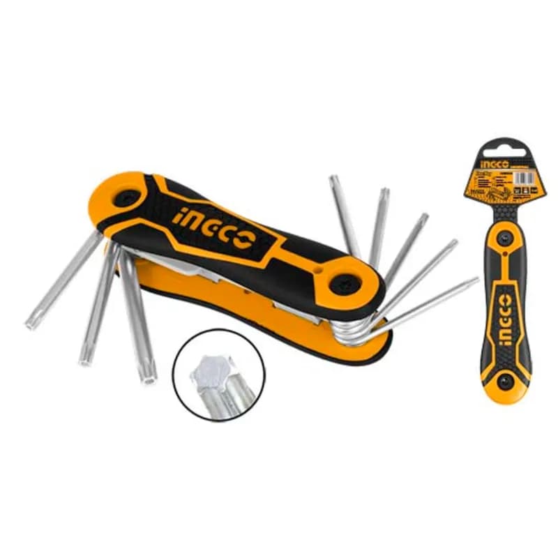 İNGCO HHK14083 Çakı Tipi Torx Allen Seti 8 Li