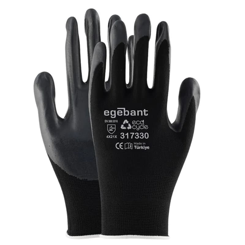 EGEBANT 317330 Nitril Köpük Ecocycle Eldiven NO:10